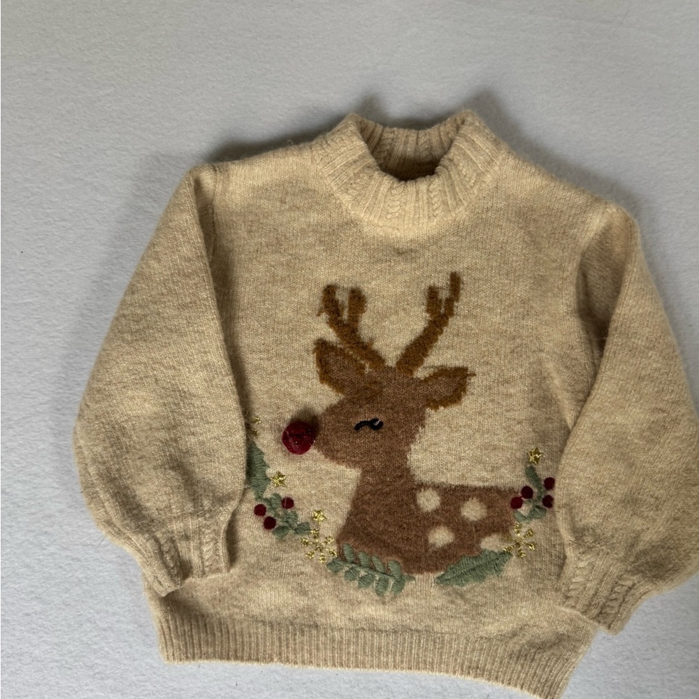 Zara Cream Knit Sweater
